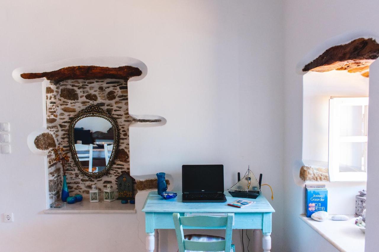 Blue & White: An Absolute Aegean Dream House Villa Galini  Eksteriør billede